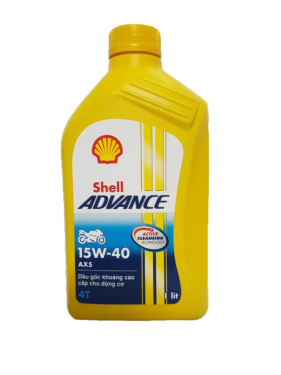 [HCM][XE SỐ] SHELL ADVANCE AX5 15W40 1L