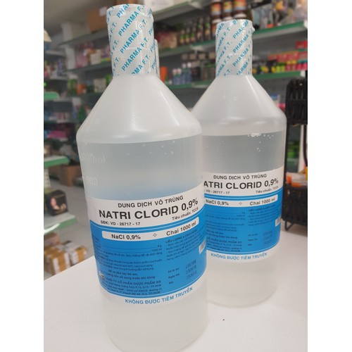 Dung dịch vô trùng F.T Pharma Natri Clorid 0.9% 1000 ml