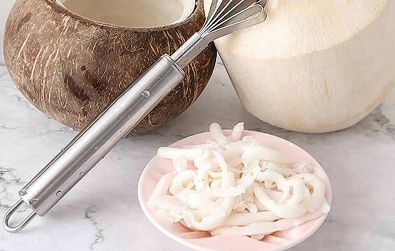 Nạo vây cá, cùi dừa bằng inox