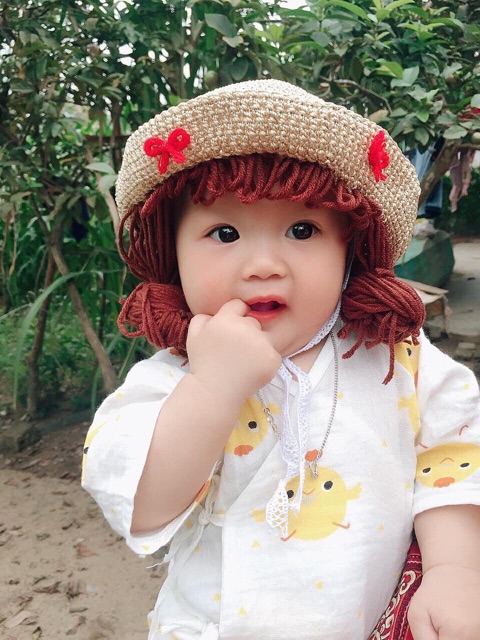 [Hcm]Wig Hats for Children