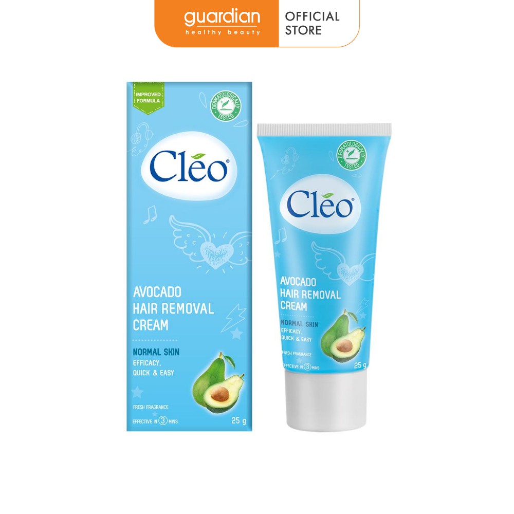 Kem Tẩy Lông Cho Da Thường Avocado Hair Removal Cream Normal Skin Cléo 25Gr