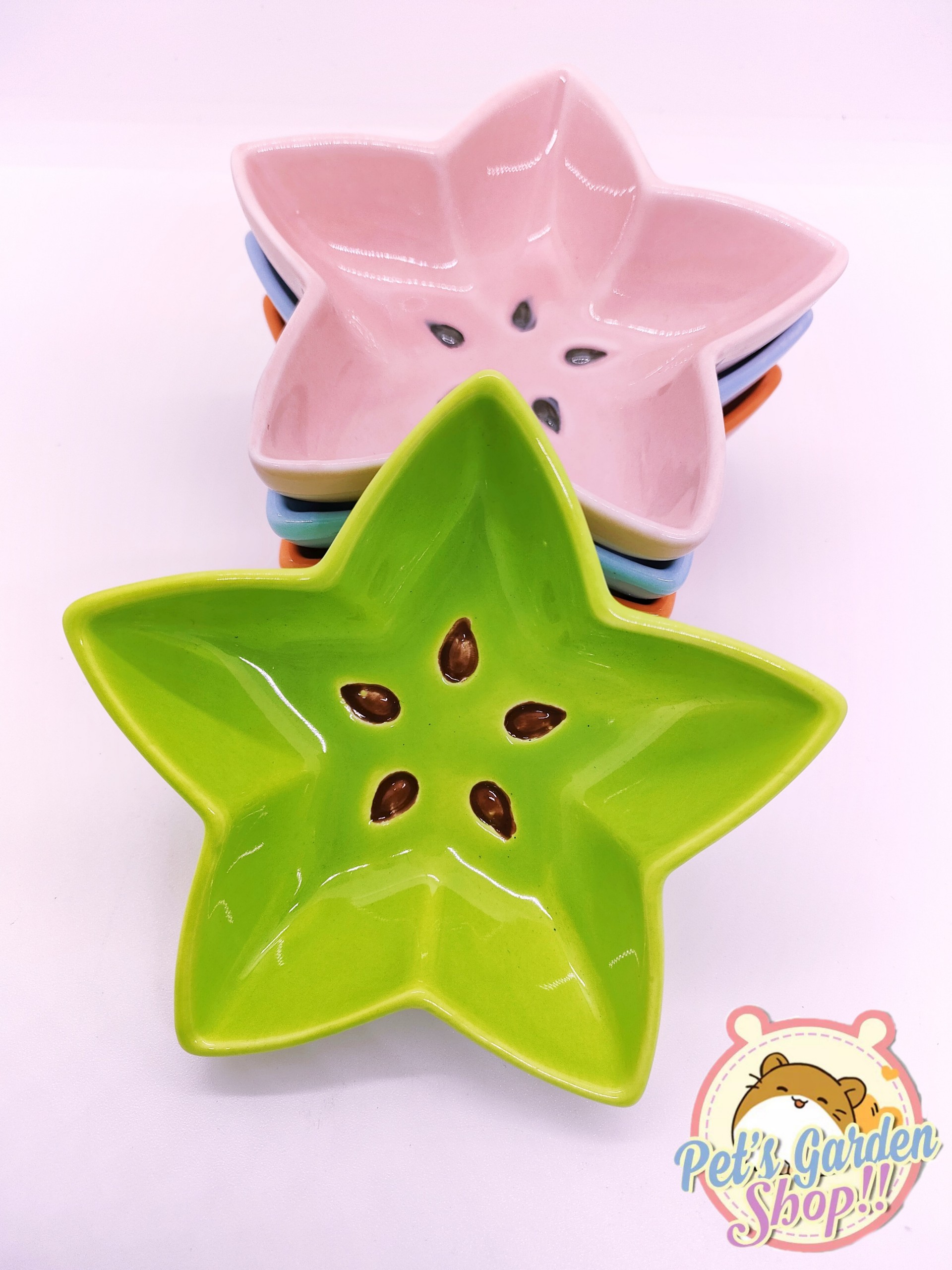 Chén sứ hình khế cho hamster