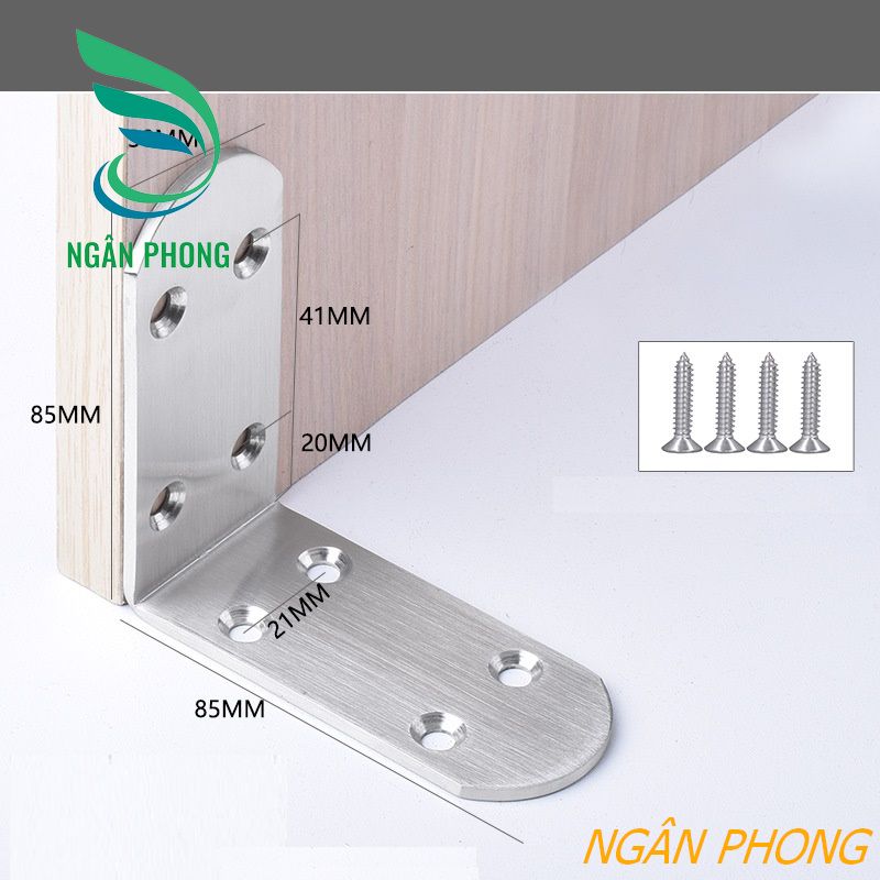 [HCM]BỘ 2 MÃ GÓC INOX 201