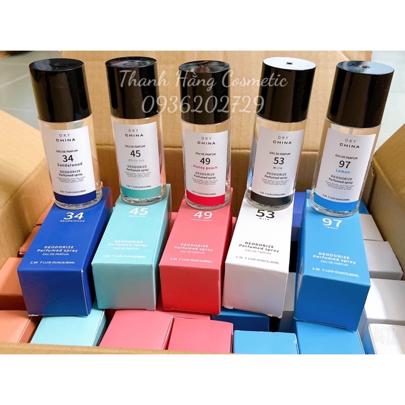 Xịt Thơm Quần Áo Quốc Dân DKY - 80ml