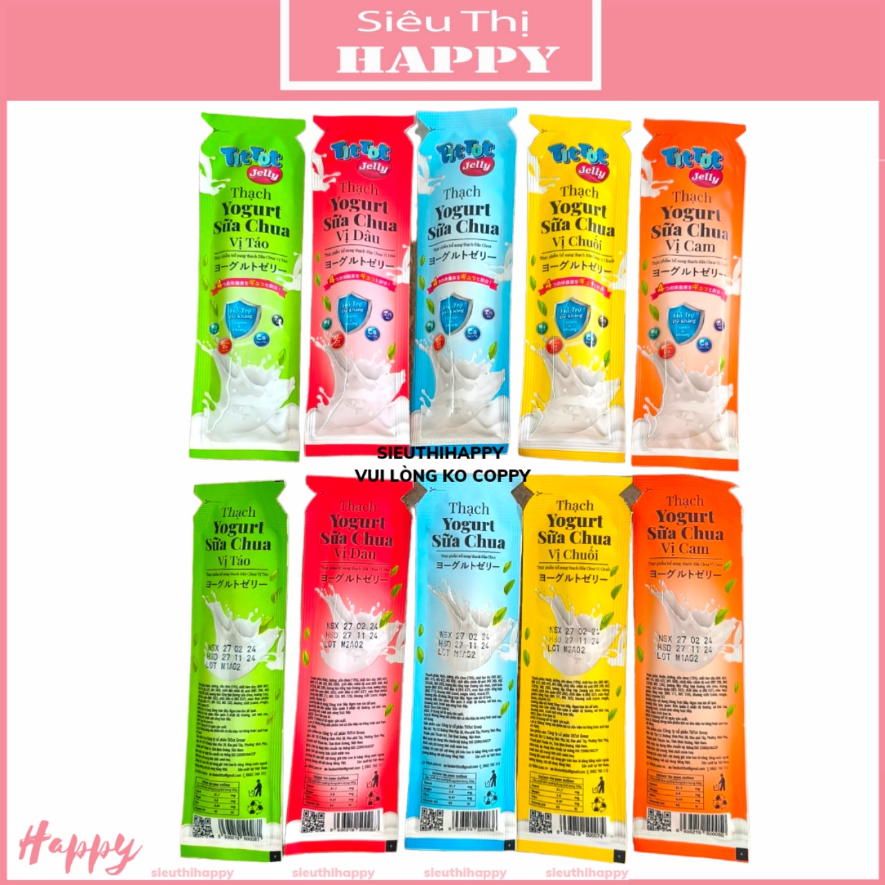 Thạch Yagurt Sữa Chua Tittot Jelly.