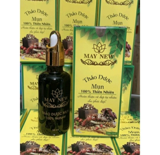 SERUM THẢO DƯỢC NHÂN SÂM SẠCH MỤN MAY NEW 50ML