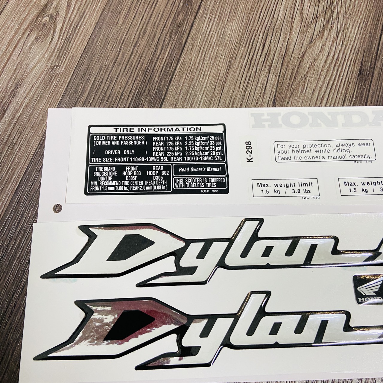 [CHUYÊN TEM DYLAN] TEM DÁN XE DYLAN 125 KÈM THÔNG SỐ XE CAO CẤP (TRỌN BỘ)