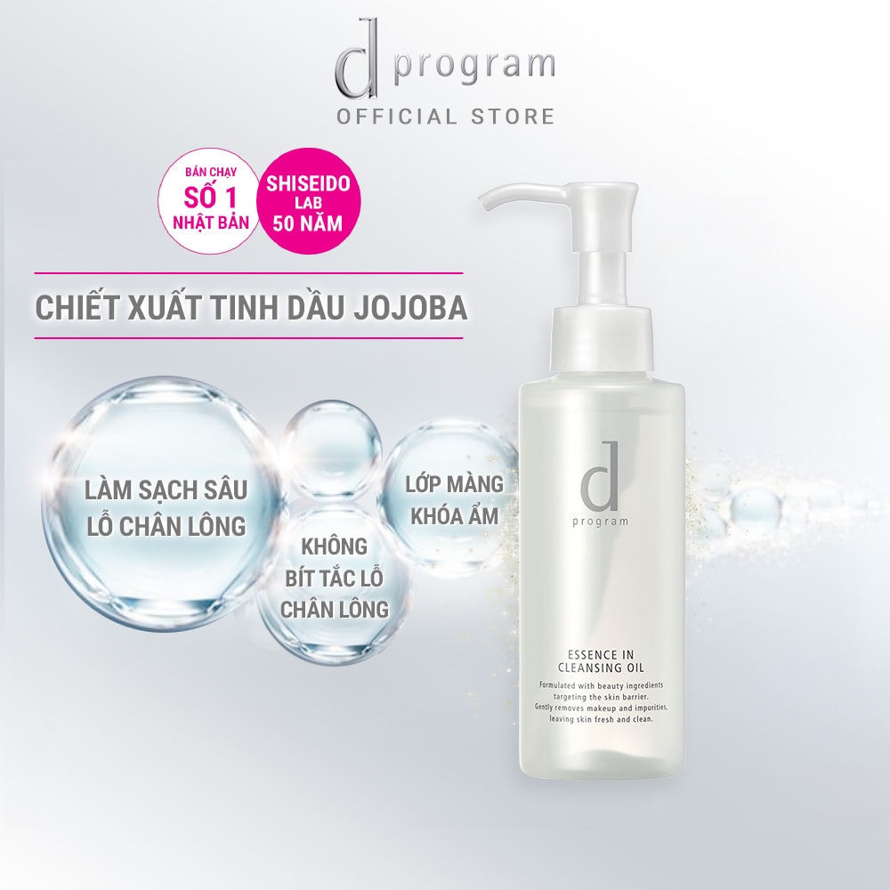 Dầu Tẩy Trang D Program Essence In Cleansing Oil Dưỡng Da 120ml