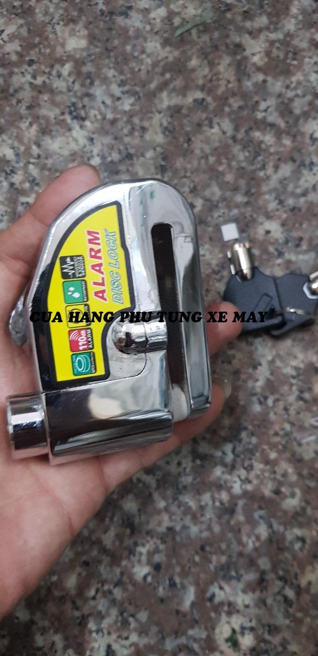 Khóa đĩa xe máy có kèn hú cao cấp