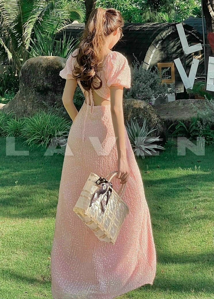 đầm maxi tiểu thư
