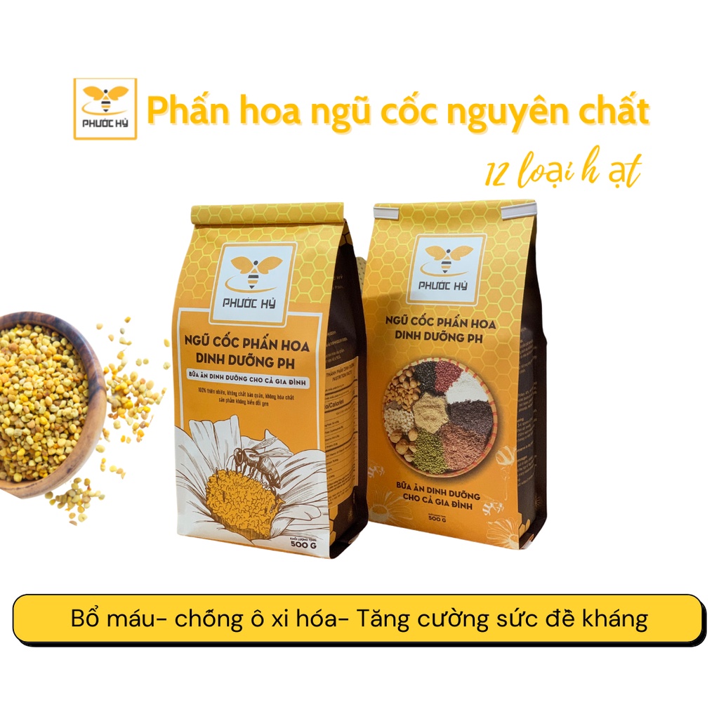 Bột ngũ cốc dinh dưỡng 12 loại hạt 500g
