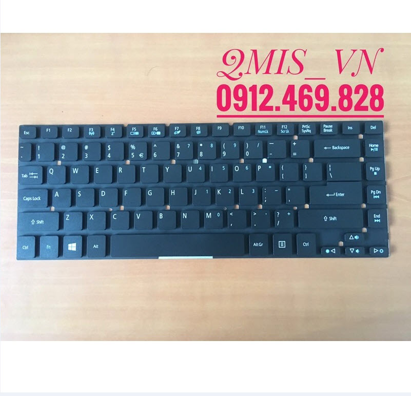 Bàn phím laptop Acer Aspire E1-410, E1-430, E1-432, E1-411, E1-470, E1-472, E5-411, E5-471, E5-472, ES1-411, ES1-511, ES1-431 - 4830