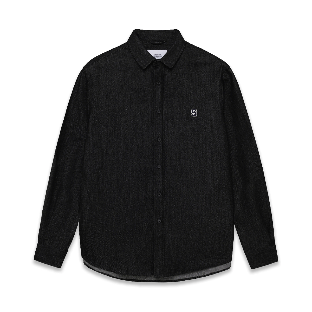 Áo sơ mi SILENCE STANDARD Eco Denim Thêu Logo S