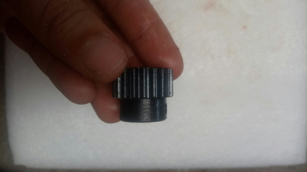 Bánh răng thẳng Modul 1 20 răng trục phi 6/8/12mm