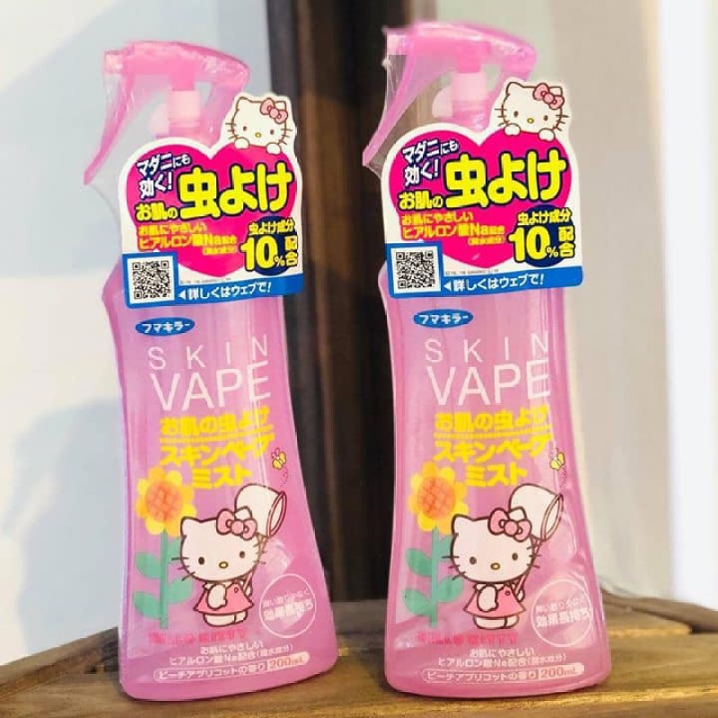 [Mẫu mới 2019]Xịt chống muỗi và côn trùng Skin Vape - nội địa Nhật giá rẻ