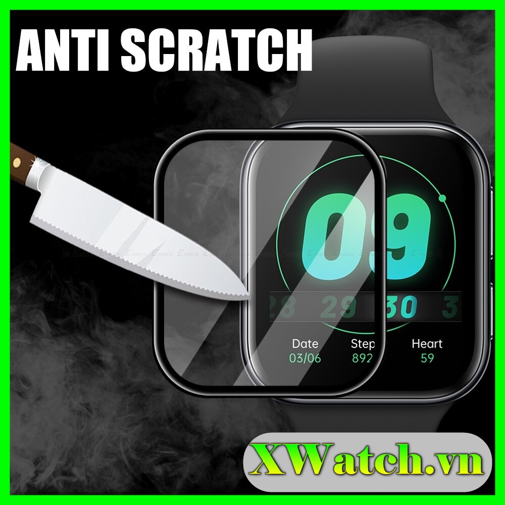 Dán Full viền đen dành cho Oppo Watch 41mm 46mm