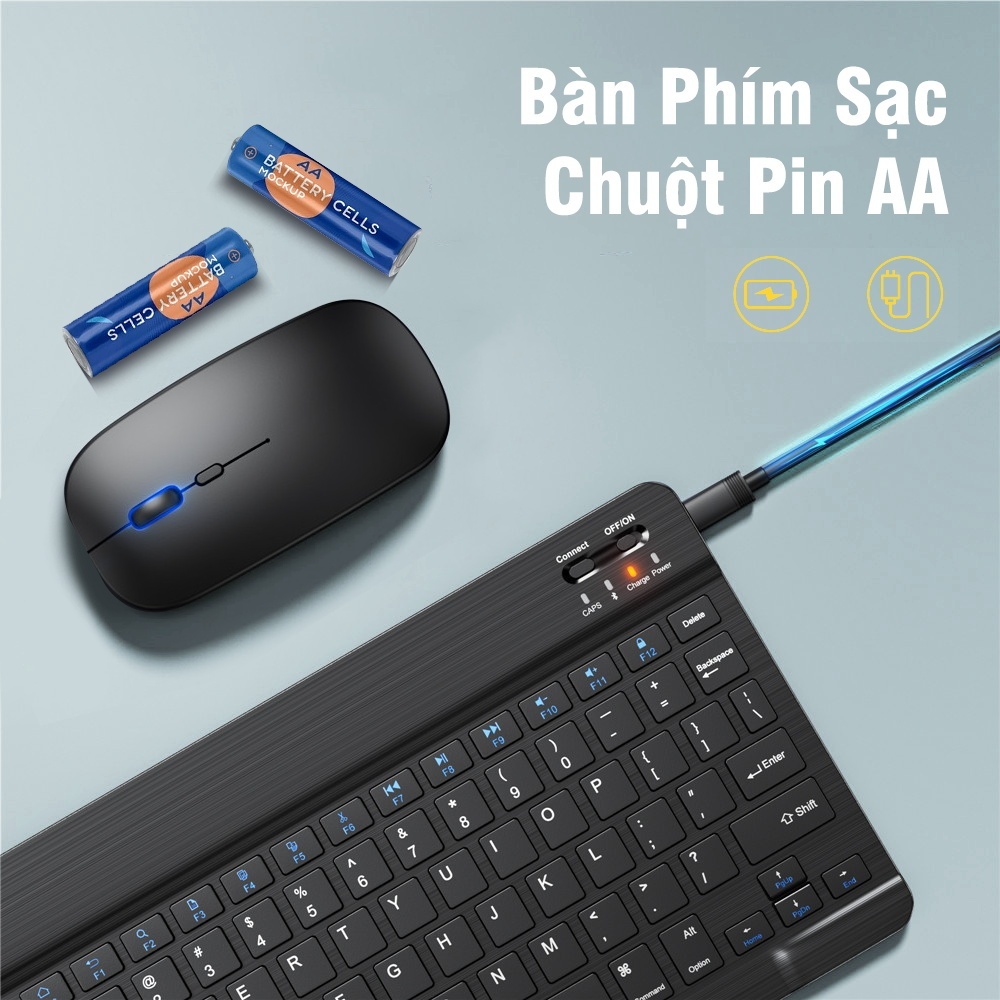 Bàn Phím Bluetooth3.0 Mini Không Dây Kèm
