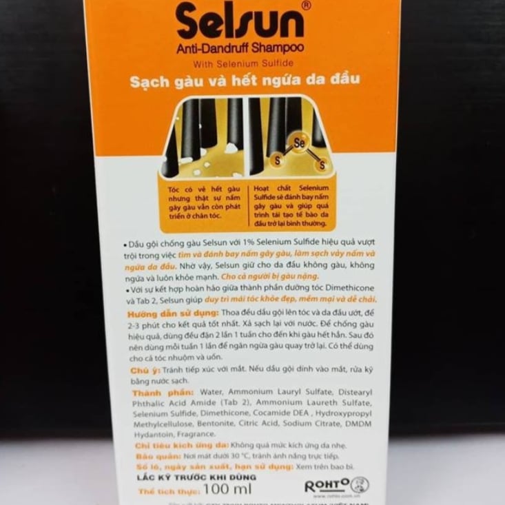 Dầu gội chống gàu Selsun 100ml