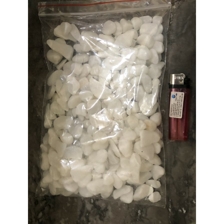 5kg of White Stone Gravel for Garden and Interior Plant Decoration
