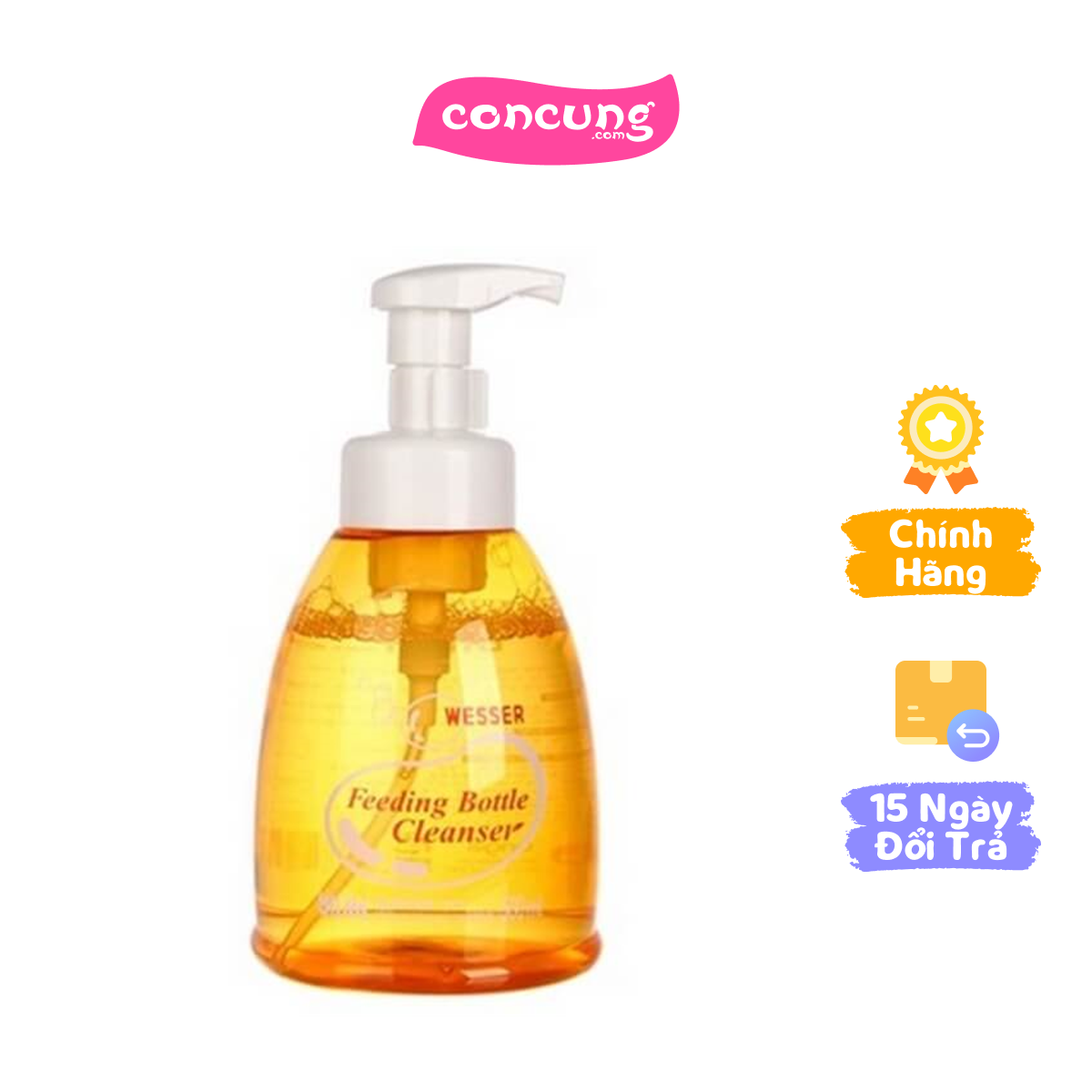 Nước rửa bình sữa Wesser