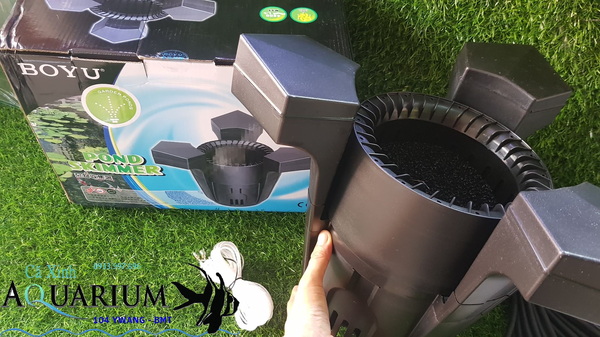 Hút mặt  hồ cá Koi BOYU SCL - 3500