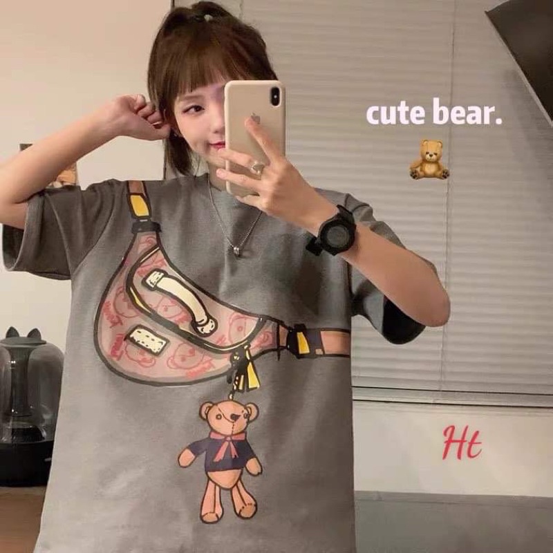 Áo 3D ba lô gấu HT11