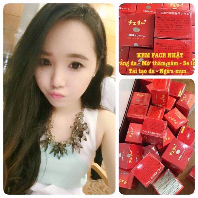 [HCM]Kem hoa anh đào Nhật Bản 10 tác dụng