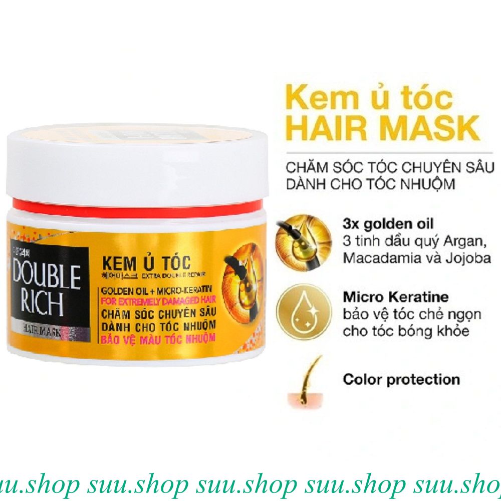 Kem Ủ Tóc 150g Double Rich Dành Cho Tóc Nhuộm