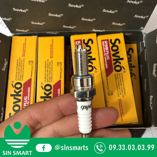 [Sin Smart Giá Thợ] Bugi 3 Chấu Sovko Cho Xe Máy Hàng Đức Nhập Khẩu