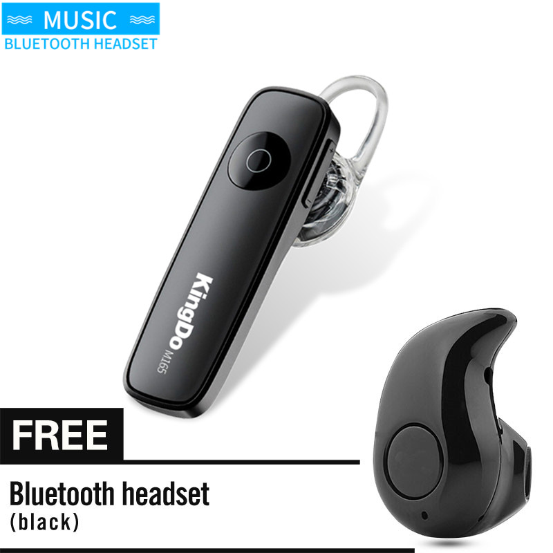 [Tặng tai nghe Bluetooth S530] Tai nghe không dây giá rẻ Kingdo M165, Tai nghe Bluetooth in-ear Bluetooth V4.1 tai nghe không dây kèm loa Mic Talk