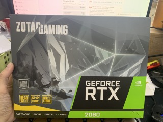 Card Zotac RTX 2060 Gaming GeForce 6G GDDR6 Mới 100% thumbnail
