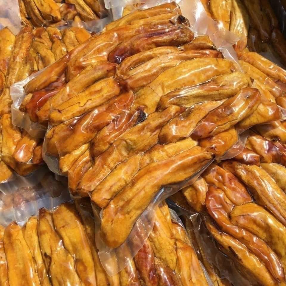Chuối ngự sấy dẻo gói 500g.