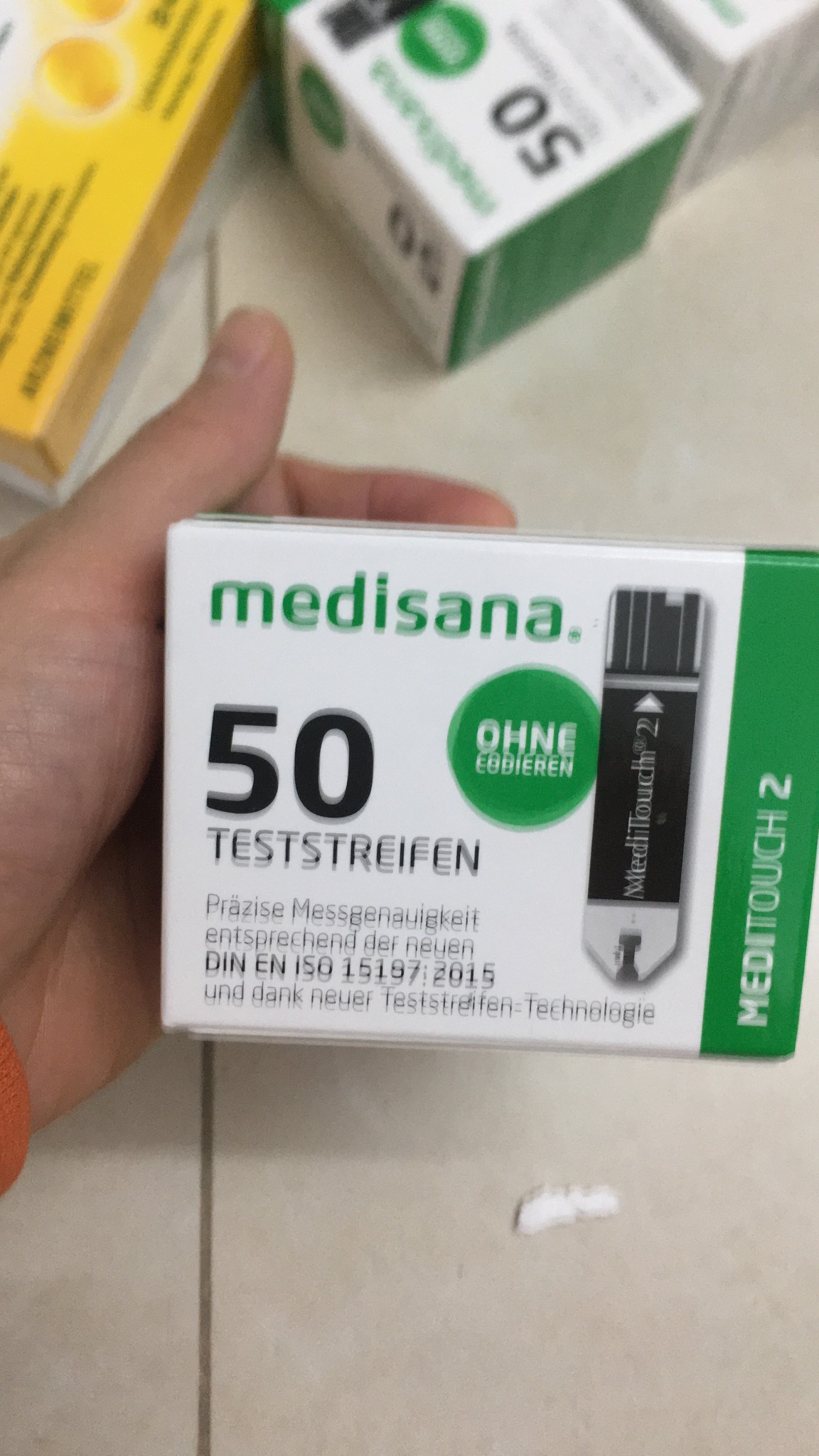 Que thử tiểu đường Medisana