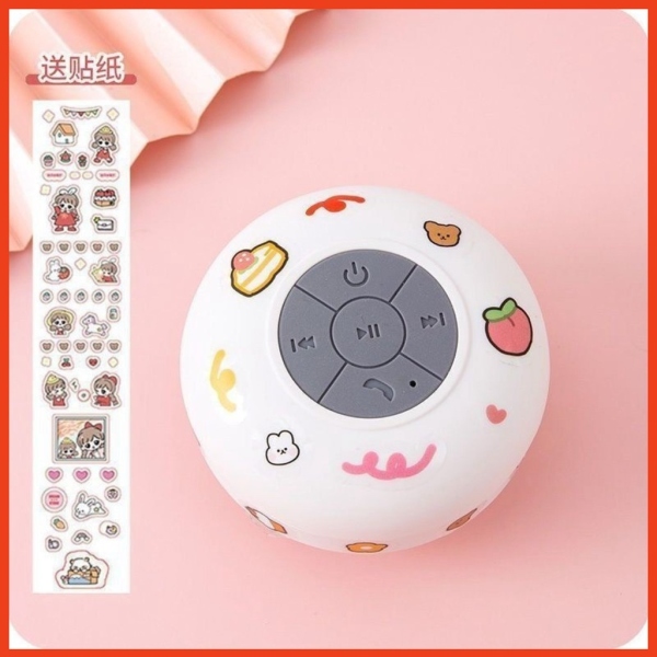 【HOT SALE】 Loa Bluetooth Chống Nước Loa Mini Không Dây Gắn Tường Nhà Tắm tặng kèm miếng dán Sticker Cute
