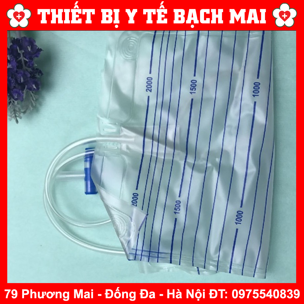 Túi Đựng Nước Tiểu Van Ngang Bịch 10 Cái
