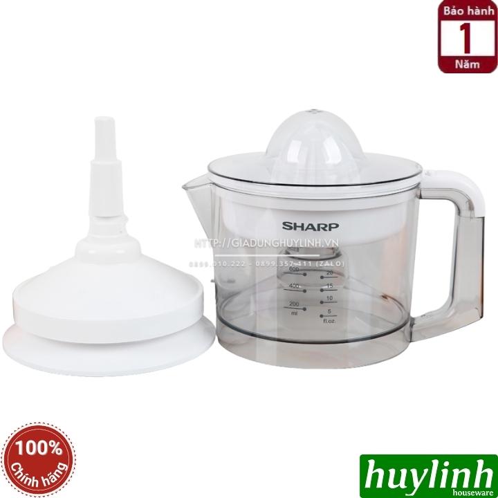 Máy vắt cam Sharp EJ-J256-WH - Công suất 25W - 2 đầu vắt