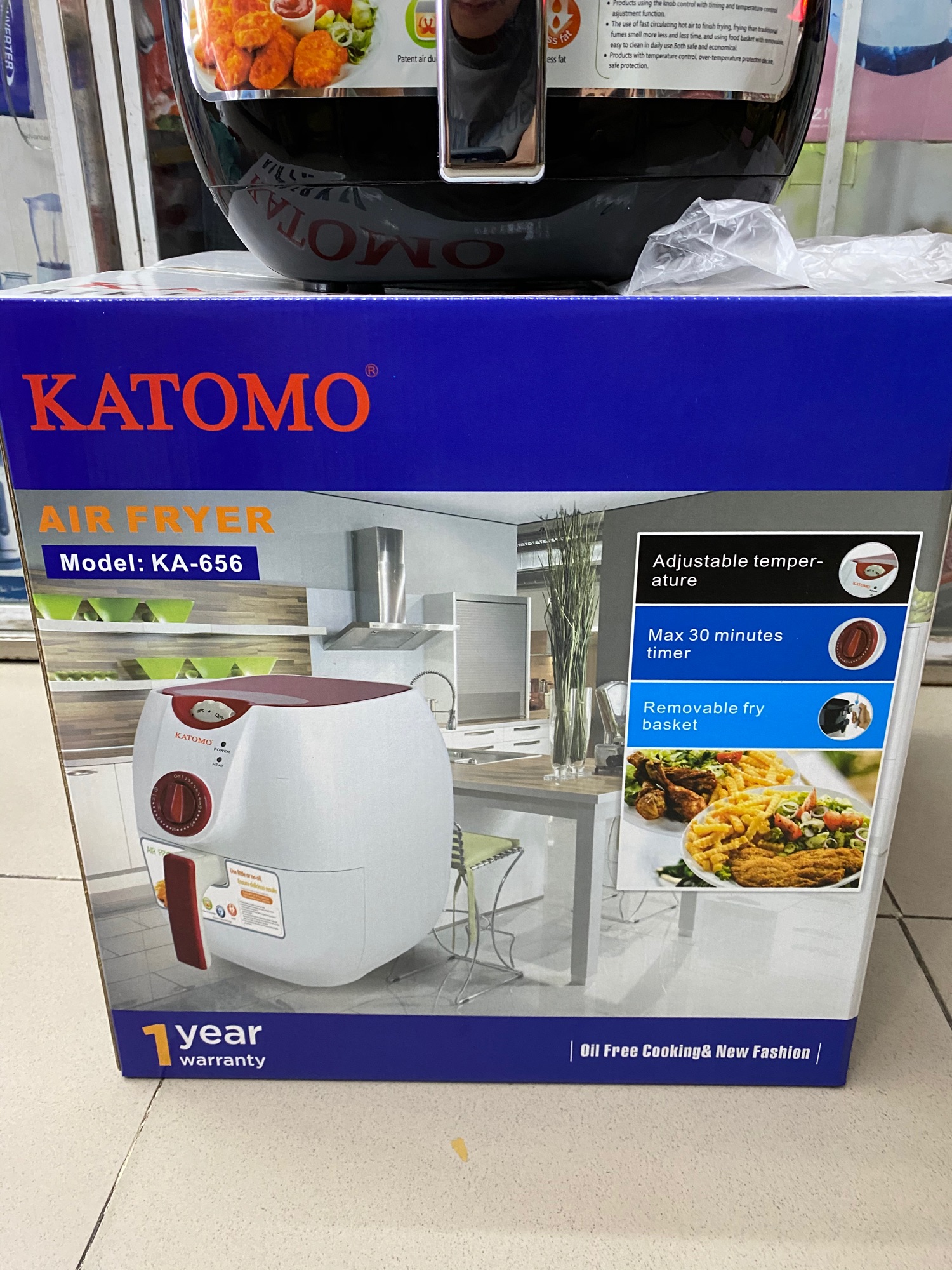[HCM]Nồi chiên không dầu KATOMO 656