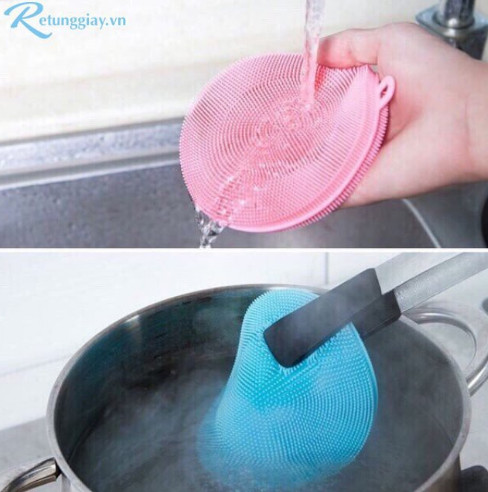 [HCM]Miếng rửa bát silicon tiện dụng