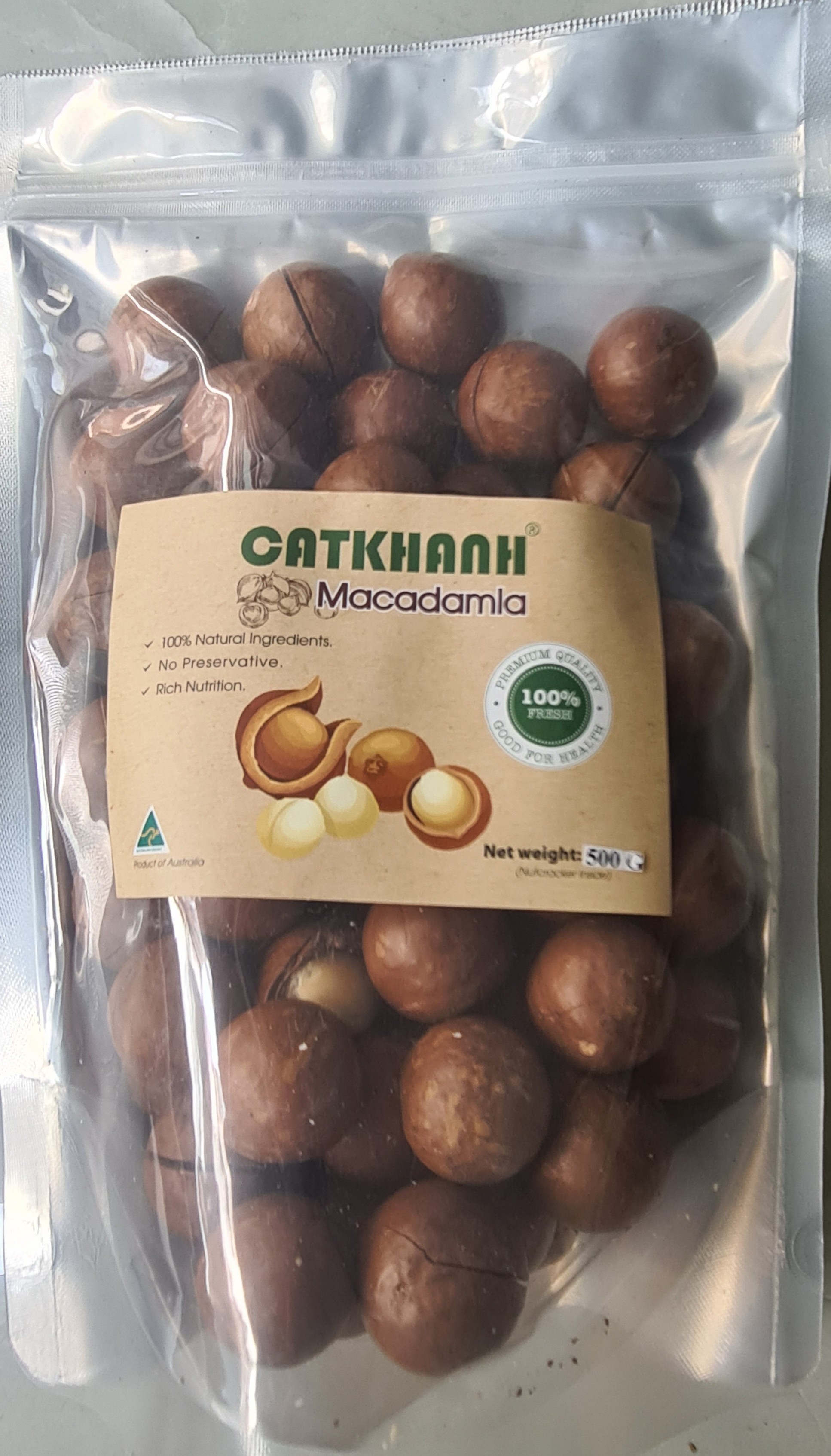 Hạt Macca Cát Khánh 180 - 450gram - Nhập Khẩu Úc