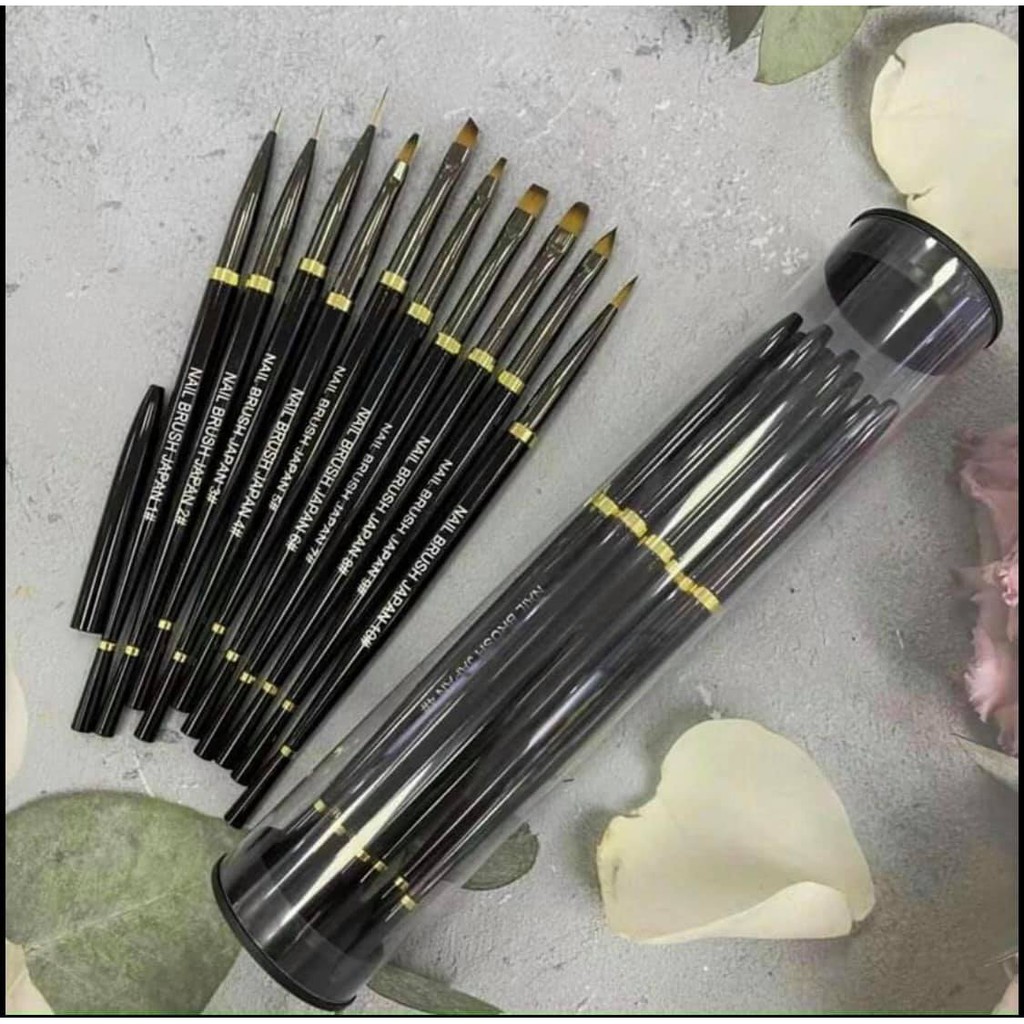 Bộ cọ làm nail 10 đầu đầy đủ công dụng
