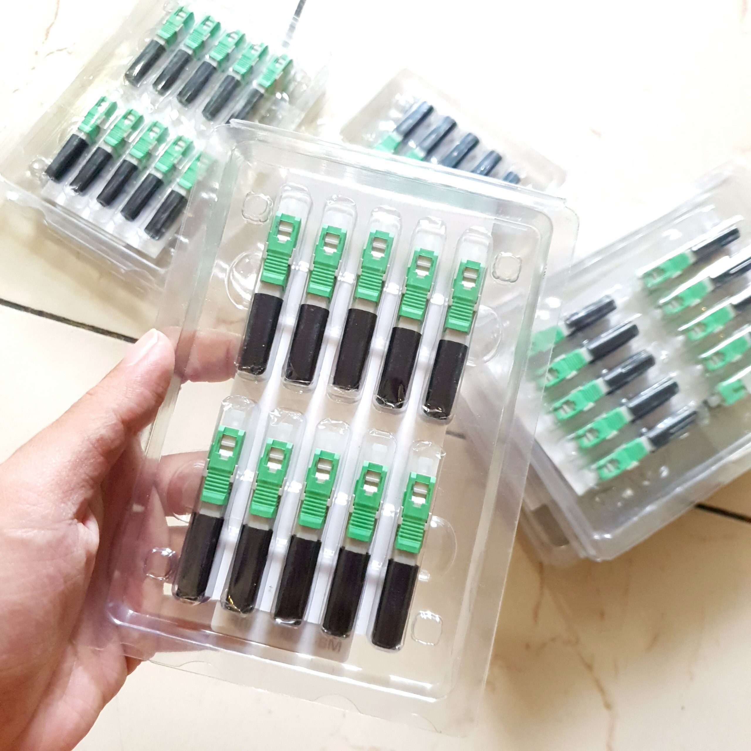 10 Đầu nối quang fast connector APC fpt