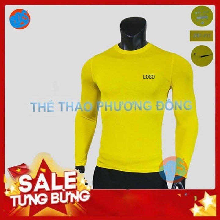 Bộ quần áo giữ nhiệt thế thao nam, quần giữ nhiệt màu đen combatpro cao cấp, áo thun dài tay body tập gym giữ nhiệt