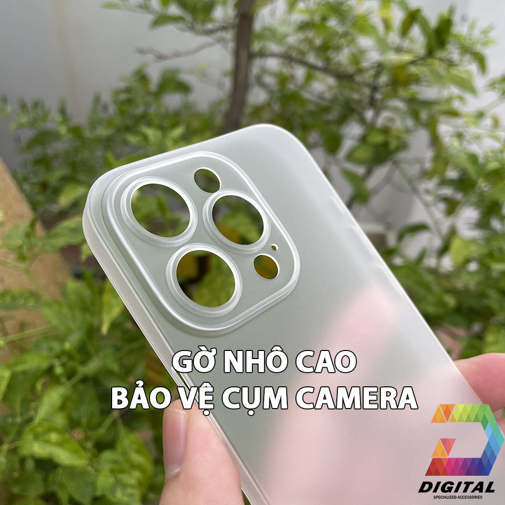 Combo 2 Ốp Lưng Trong Nhám Unibody Cho iPhone 14 Pro Siêu Mỏng