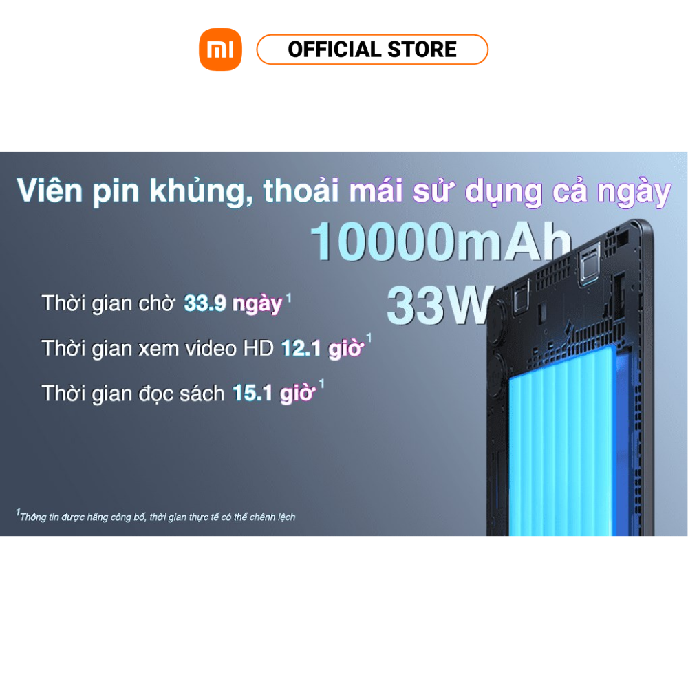 Máy tính bảng Redmi Pad Pro (6+128GB) | Màn hình 12,1" 120Hz 2,5K | SD 7sGen2 | Pin 10000mAh