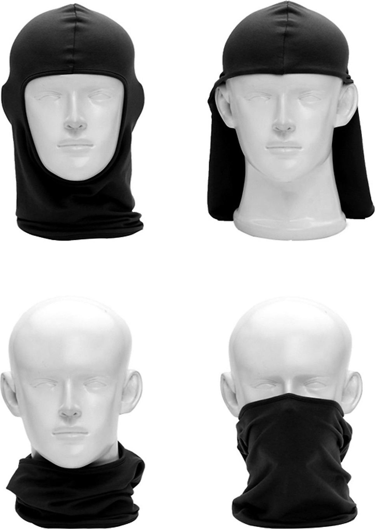 [HCM]Khăn Trùm Đầu Ninja Fullface Đi Phượt (Màu Đen)
