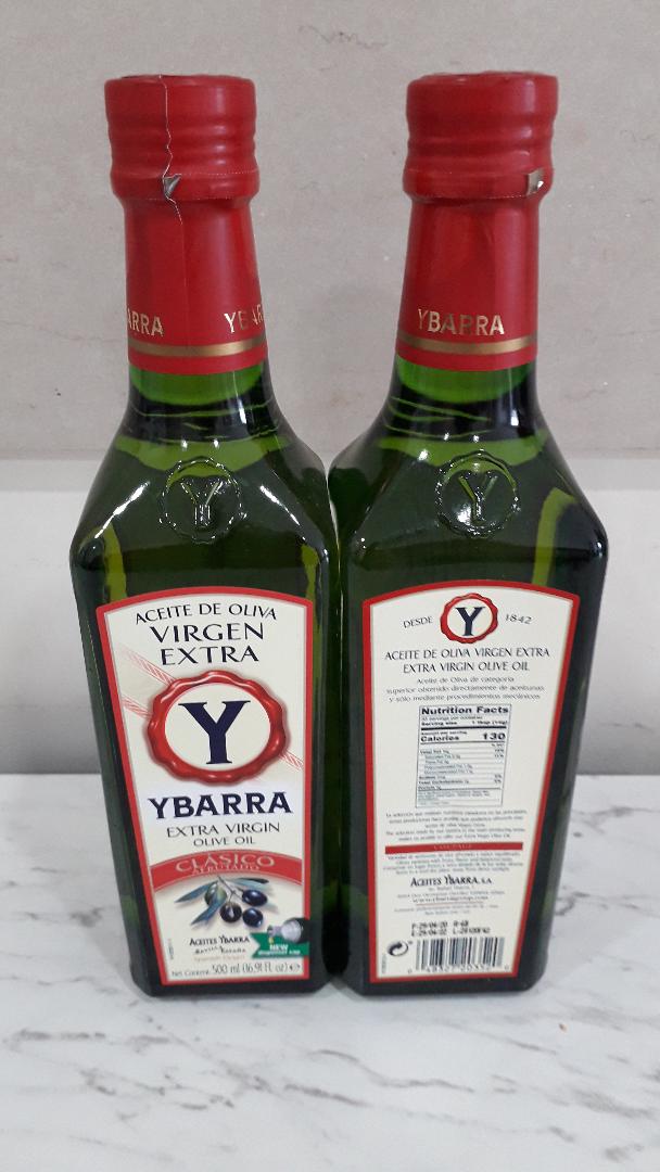 Dầu olive ybarra extra virgin 500ml. hsd: 12/2025
