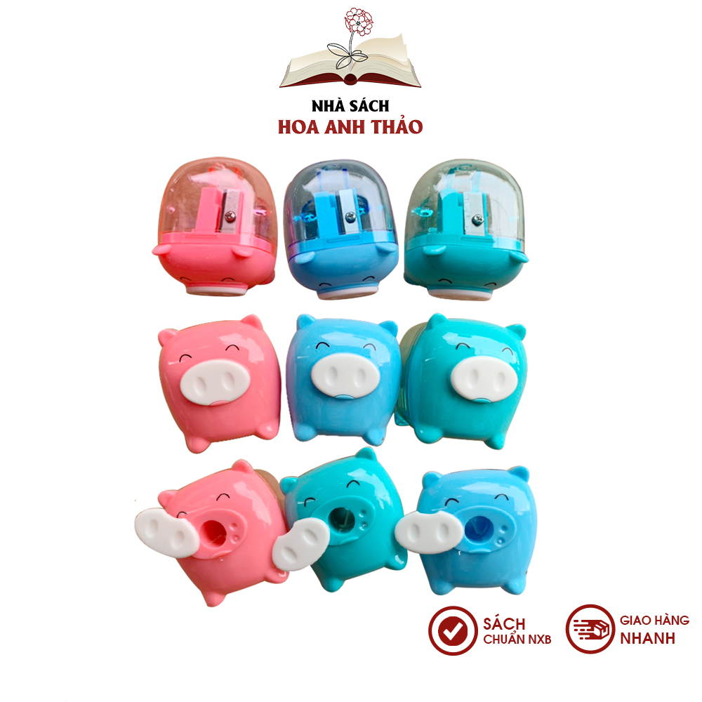 Gọt bút chì Deli, chuốt chì hình chú lợn cho học sinh 0557