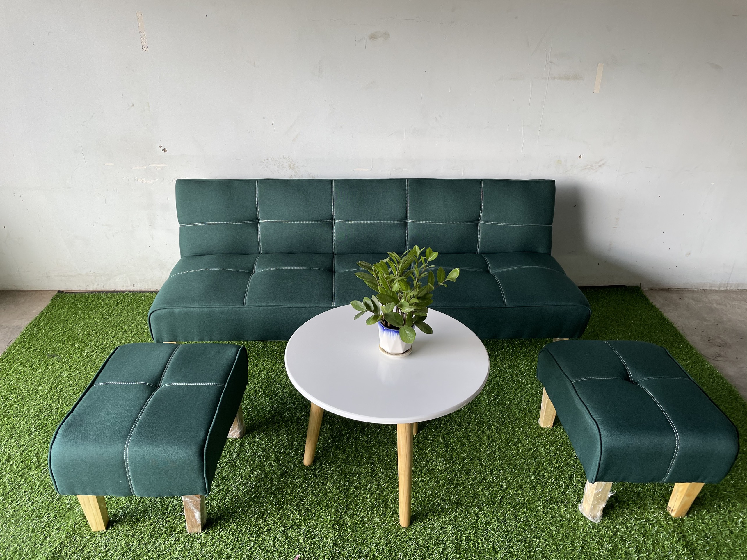 Ghế đôn sofa . Ghế  nhỏ cùng màu sofa.