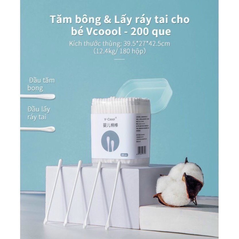 Bông tăm v-coool cho bé