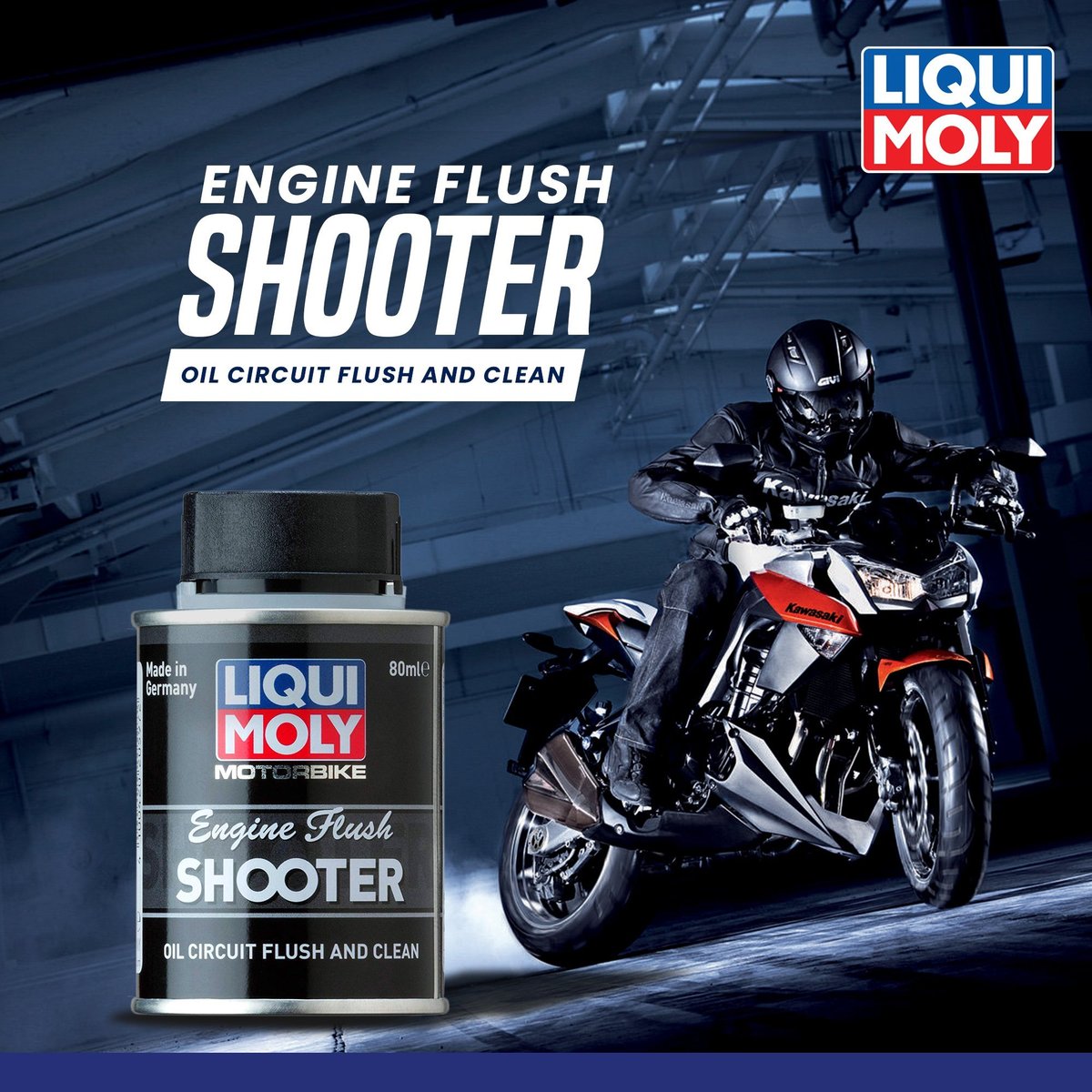 [HCM]Dung Dịch Súc Rửa Động Cơ Xe Máy Liqui Moly Engine Flush Shooter (80ml)